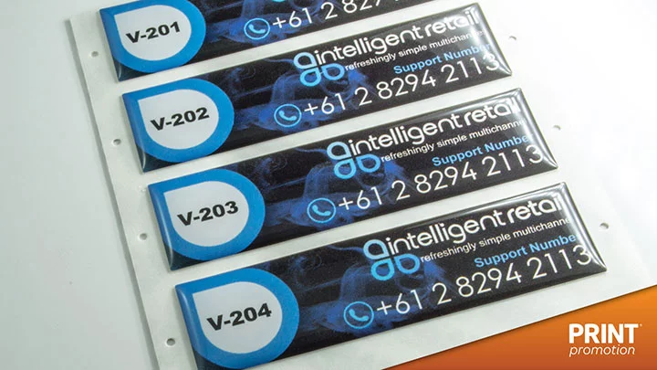 variable number Stickers